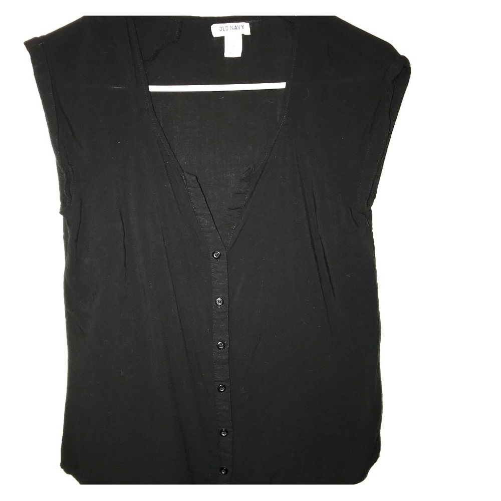 Cap sleeve button up